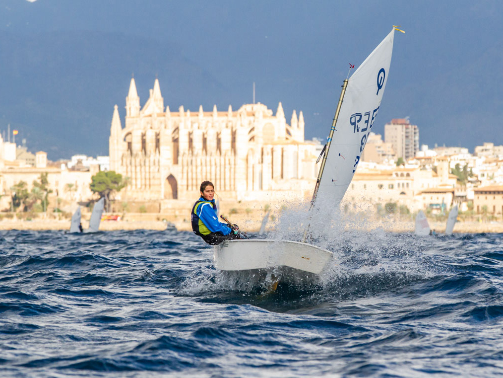 noticias náuticas, actualidad náutica, 73 trofeo ciutat de palma, optimist, bahía de palma, rcnp, re