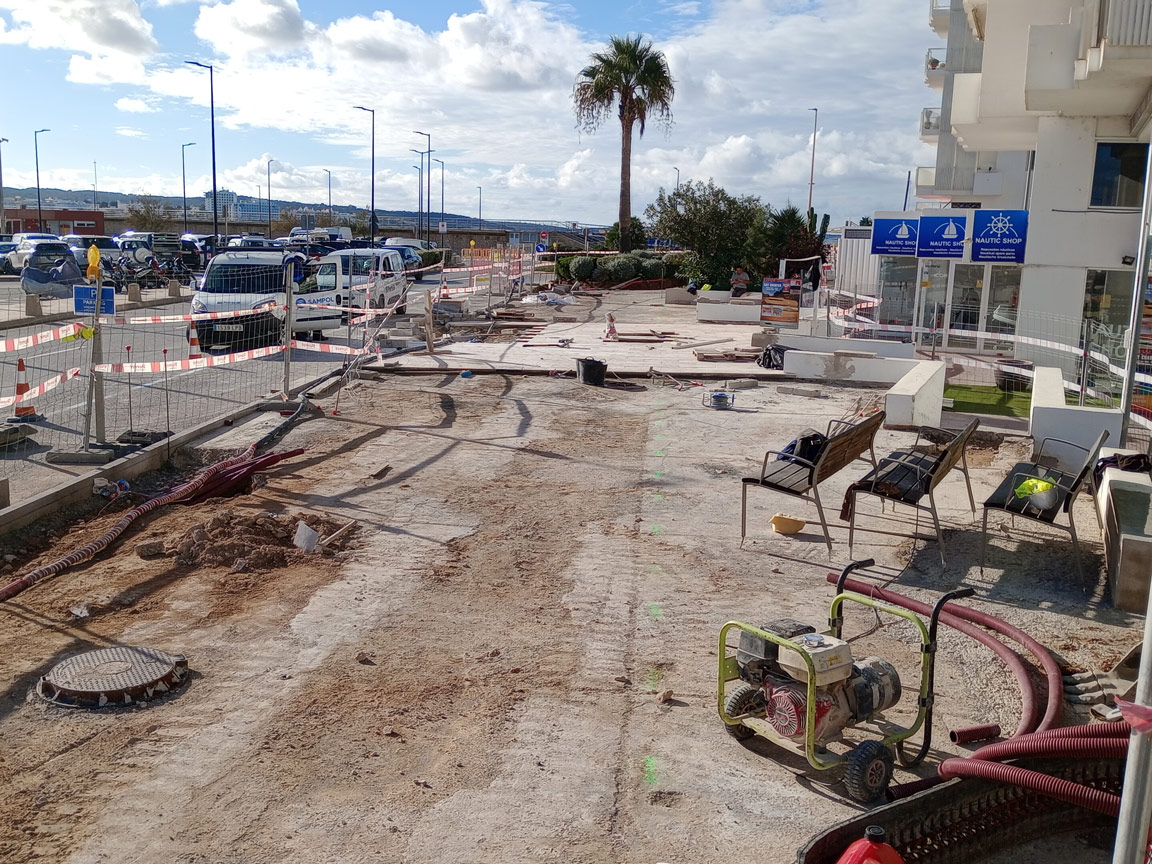 noticias náuticas, actualidad náutica, puerto de sant antoni, ibiza, pantalanes, obras portuarias, g