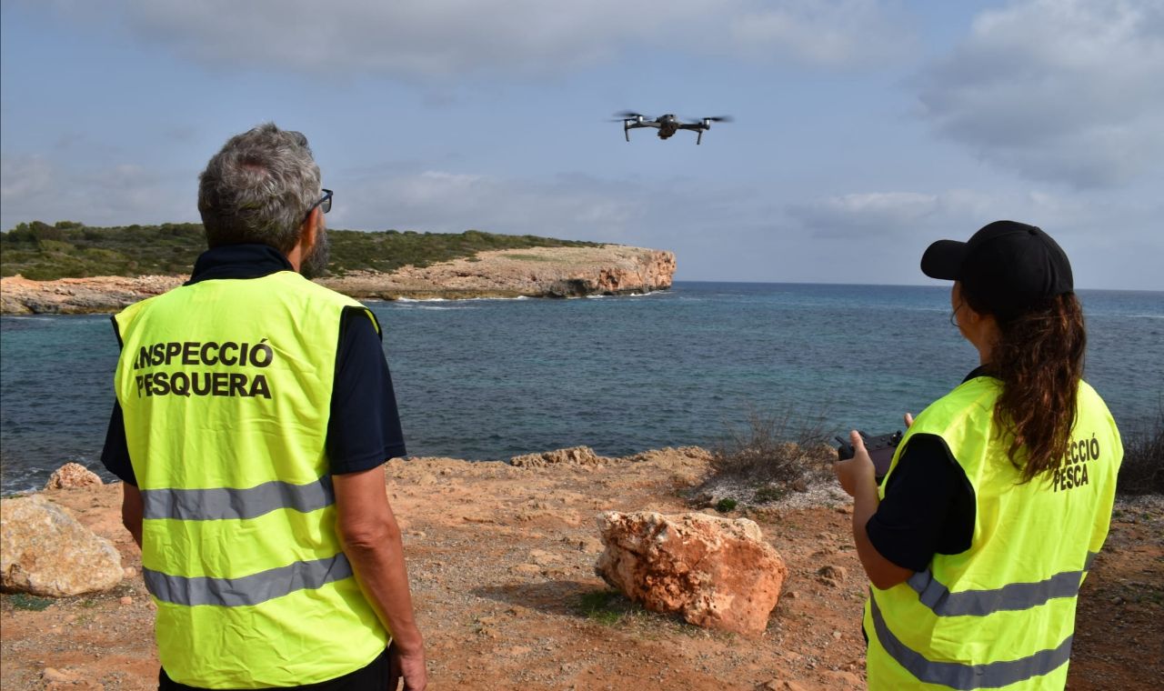Un dron vigilará las aguas interiores de Mallorca