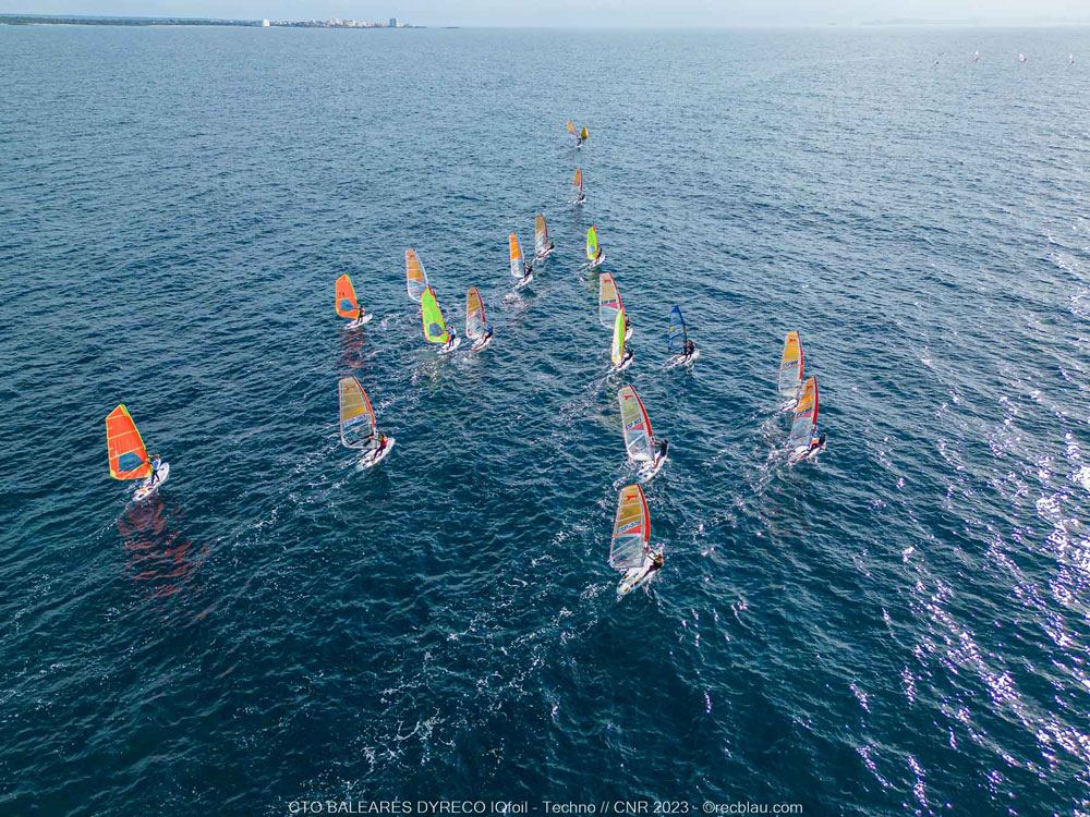 Pistoletazo de salida al Campeonato de Baleares 2023 de IQfoil y Techno - Trofeo Dyreco