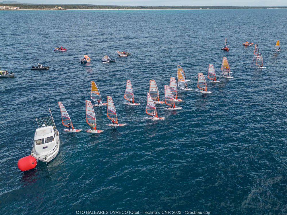 actualidad náutica, noticias náuticas, campeonato de baleares, trofeo dyreco, iqfoil, clase techno, 