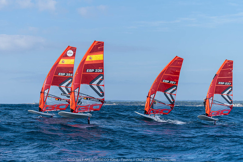 Emocionante Campeonato de Baleares Trofeo Dyreco de IQFoil y Techno 293