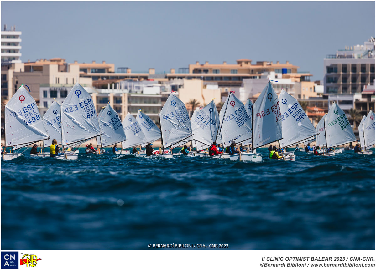 El II Clinic Optimist Balear confirma que hay futuro en la vela balear