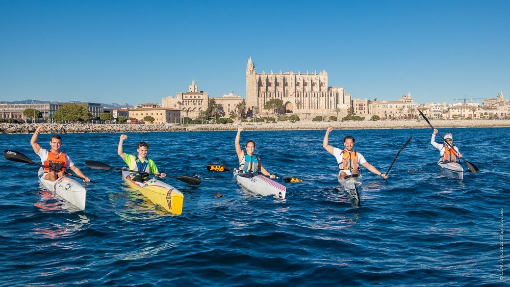 El título balear de kayak de mar se decide en el Club de Mar