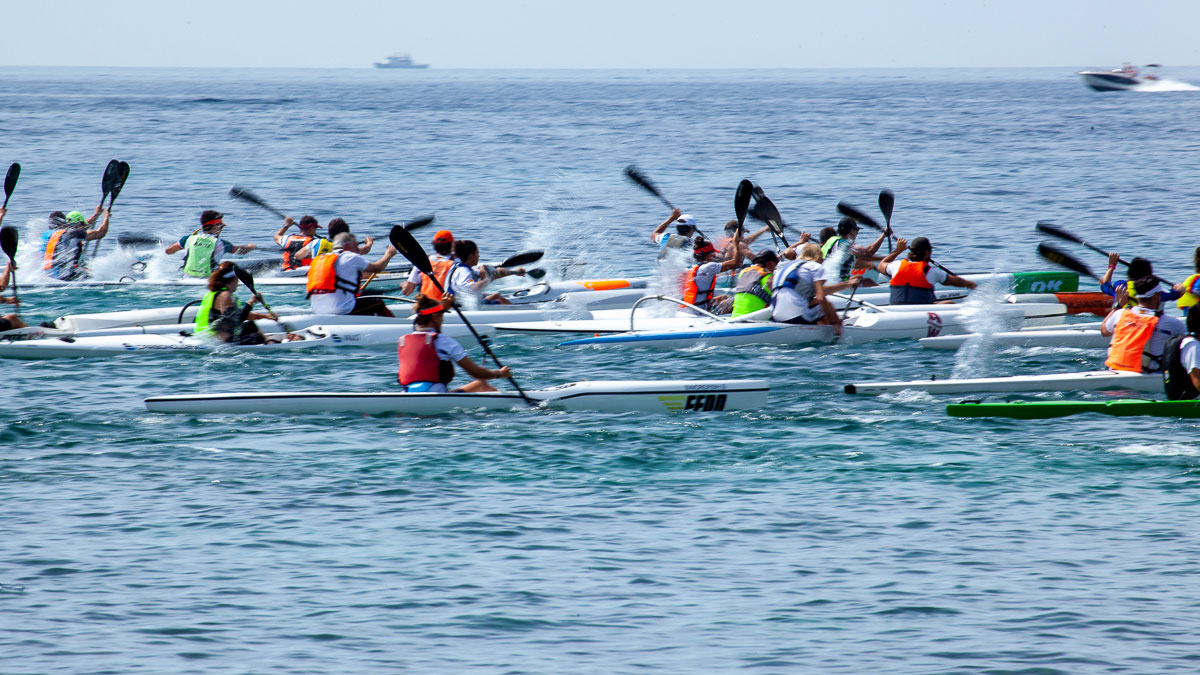 actualidad náutica, noticias náuticas, kayak de mar, club de mar, campeonato de baleares, palistas, 