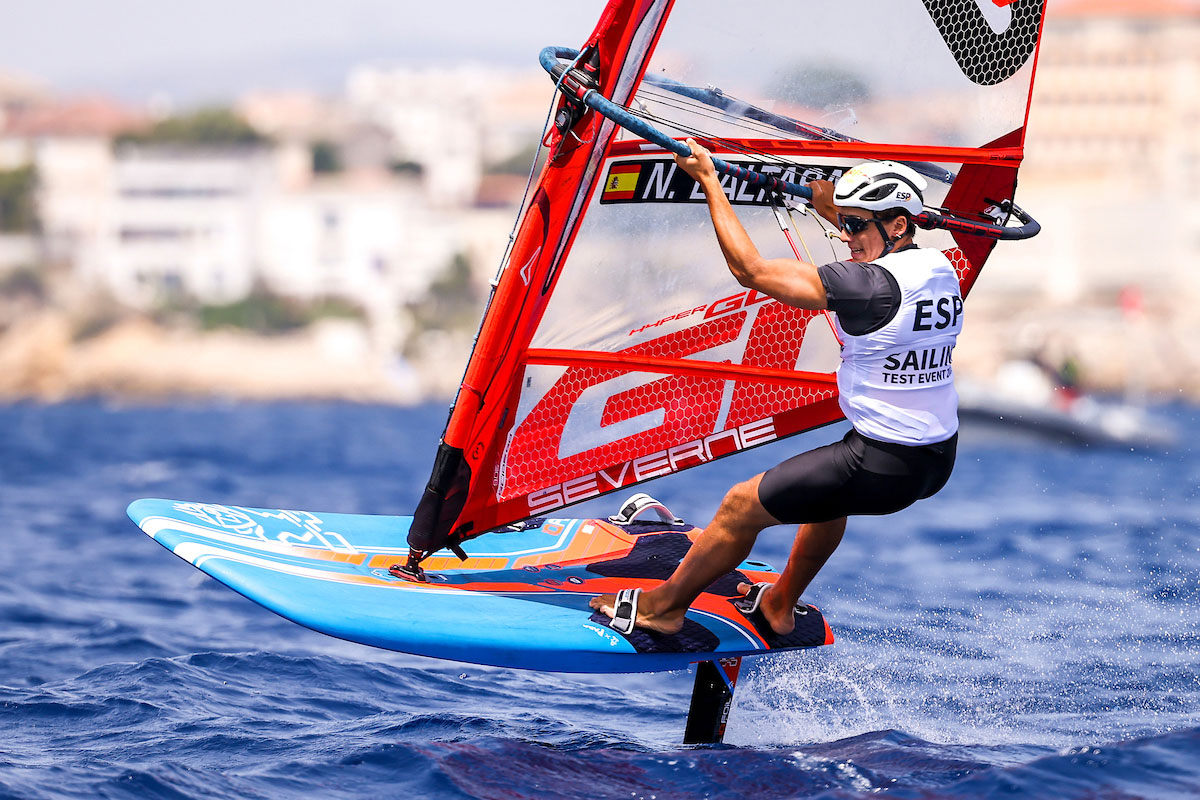 Nacho Baltasar va a por todas en el Test Event de Marsella