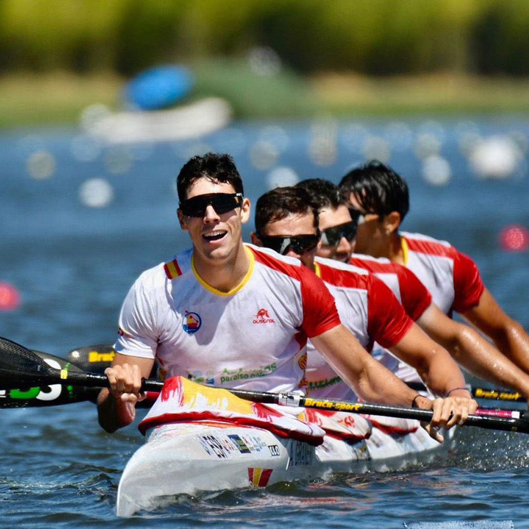 The balearic canoeing is crowneed European Junior Champion and Sub-23 of the Olympic Sprint