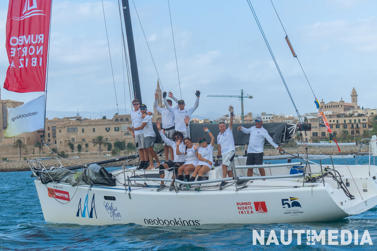 The ‘Nàutic Café del Mar’ stands out at the Copa del Rey for having the youngest crew at the regatta