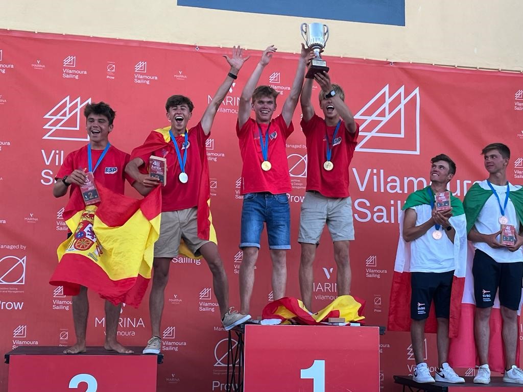 The sailors of the Club Nàutic S’Arenal Ian Walker and Finn Dicke are named the best youngest crew