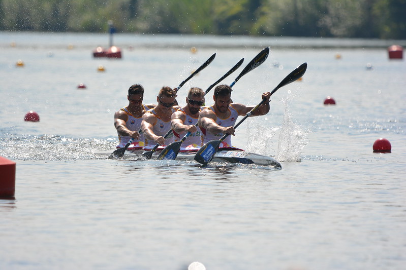 Marcus Cooper se cuelga la plata en K4 500 en la Copa del Mundo de París