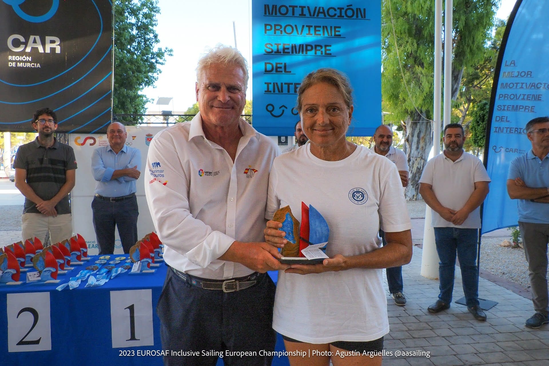 Violeta del Reino is awarded with bronze at the European Championship of Hansa 303