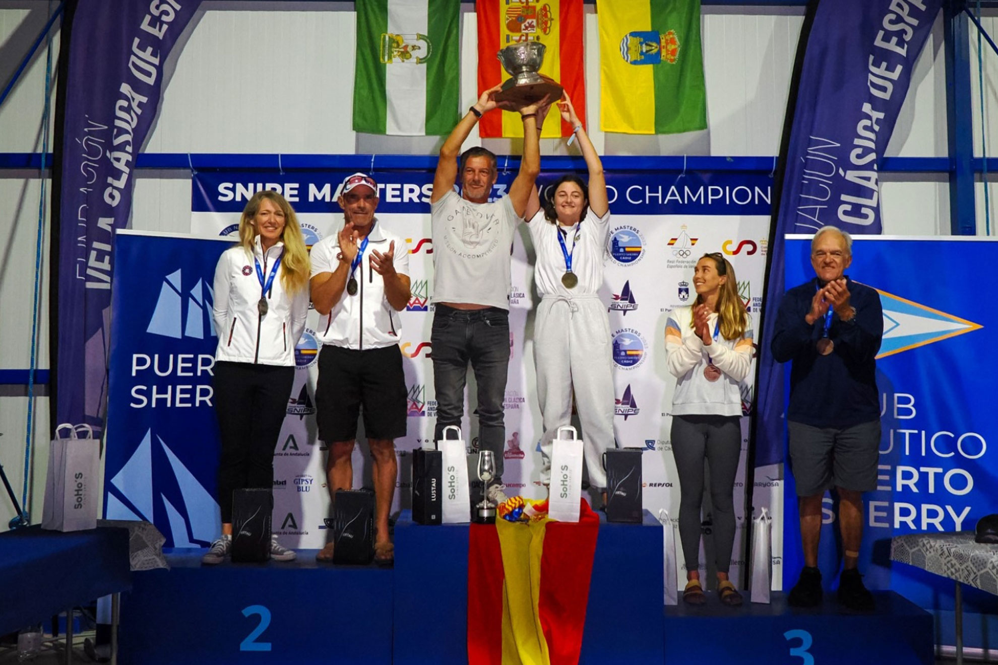 The sailors of the Club Marítimo Mahón, Damián Borras and Sara Franceschi, World Champions of Snipe