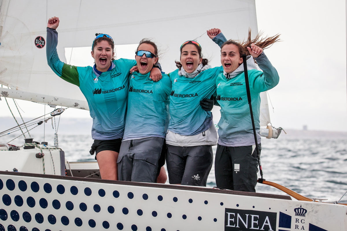 El Team Baleària-RCNP campeón de la Liga Iberdrola de Vela Femenina