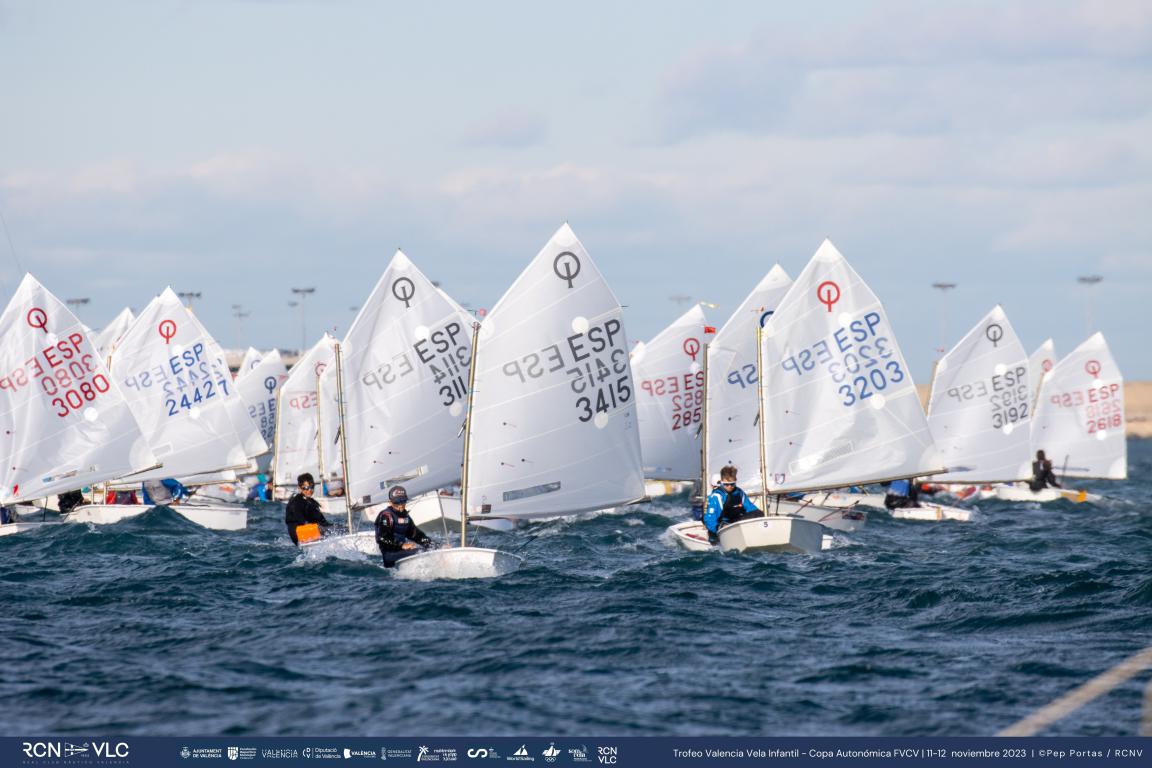 actualidad náutica, noticias náuticas, trofeo valencia, vela infantil, vela, regata, regatistas, opt