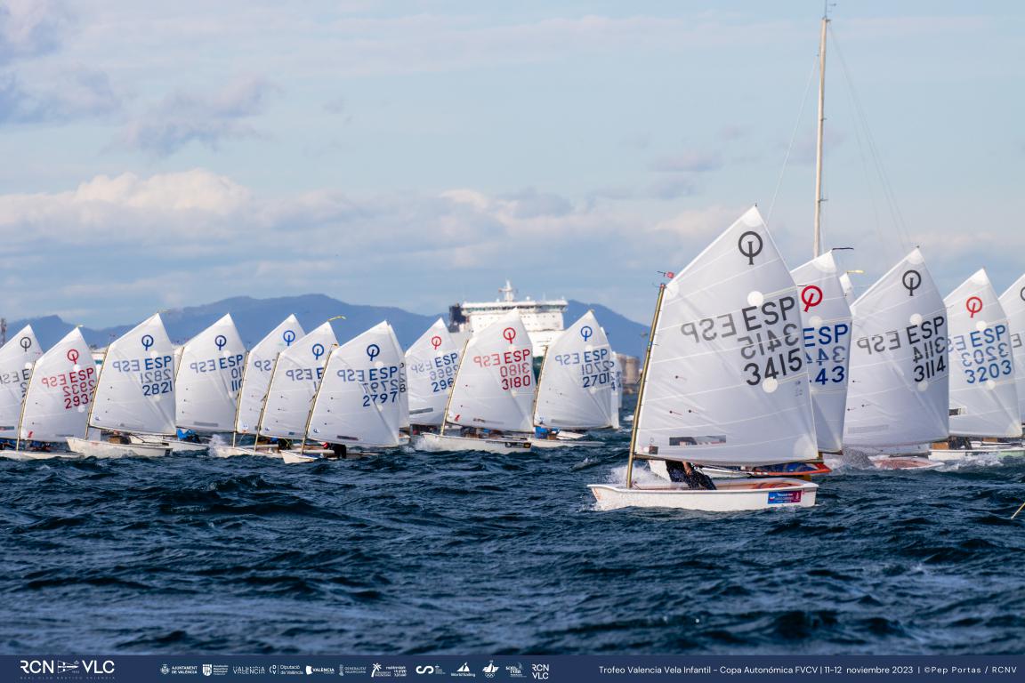 actualidad náutica, noticias náuticas, trofeo valencia, vela infantil, vela, regata, regatistas, opt