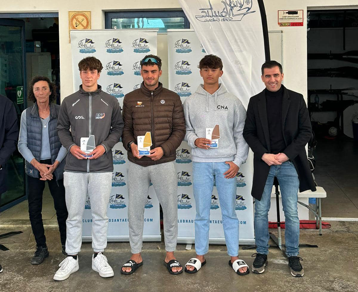 Jordi Cerdà of the CN Arenal and Lluís Pérez of the CN Sa Ràpita IQFoil Balearic champions