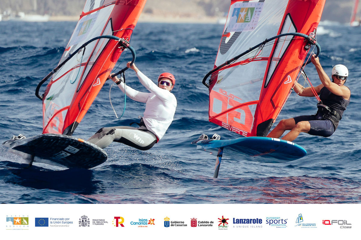 actualidad náutica, noticias náuticas, Lanzarote IQFoil Games, IQFoil, regata, vela, regatistas, Clu