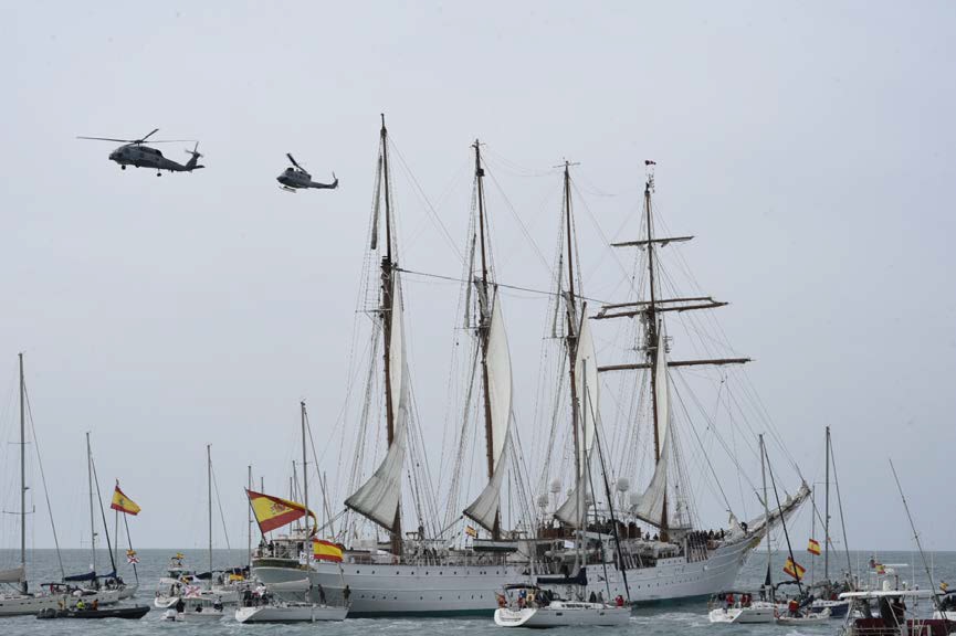 actualidad náutica, noticias náuticas, armada, buque, juan sebastián de elcano, cadiz, cabo de horno