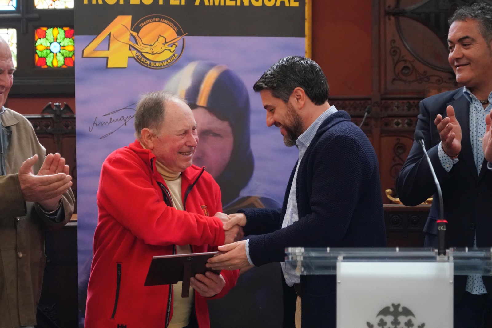 La Semana Máster Ciudad de Palma de pesca submarina homenajea la trayectoria de Pep Amengual