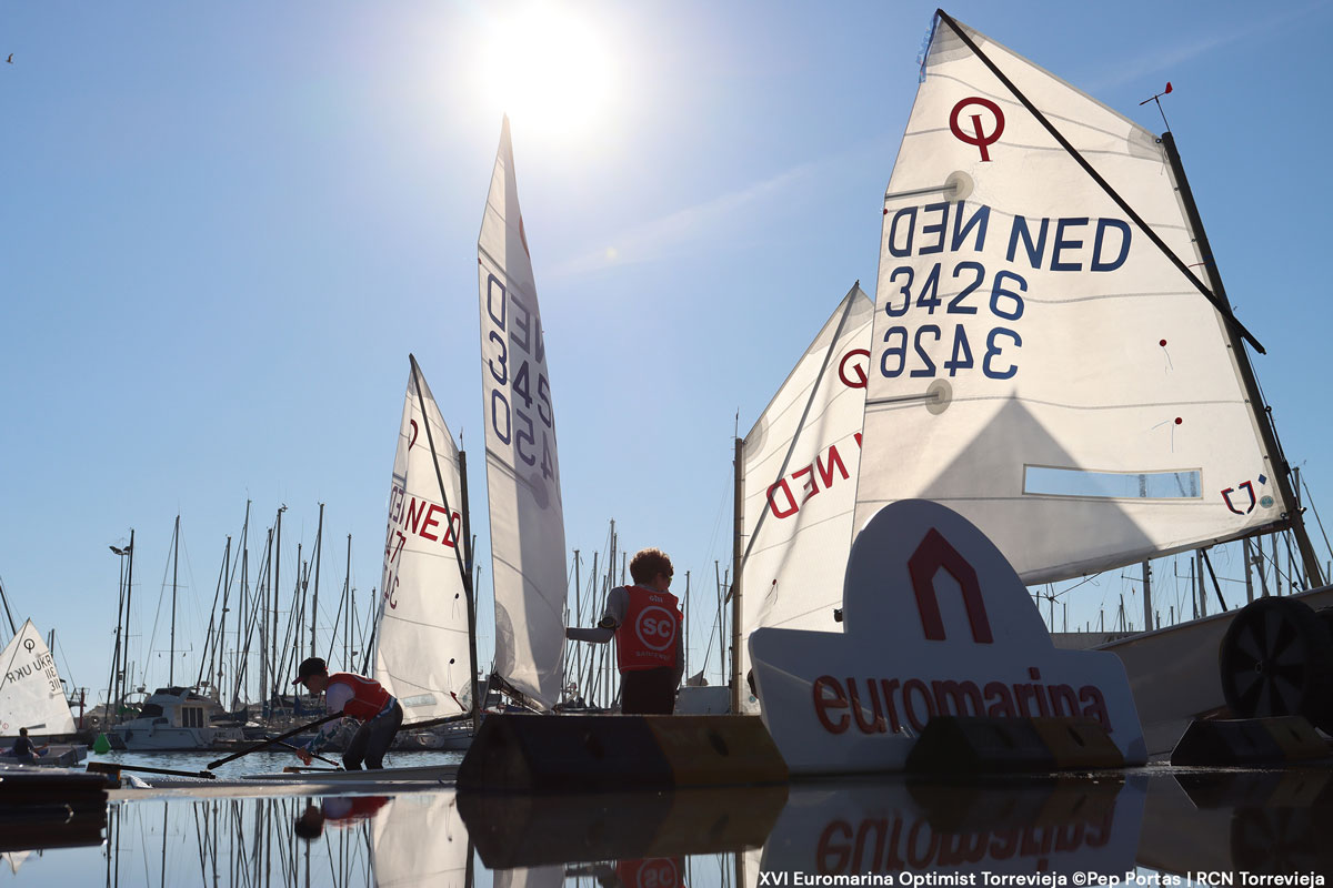 Comienza el asalto balear al XVI Trofeo Euromarina Optimist Torrevieja 