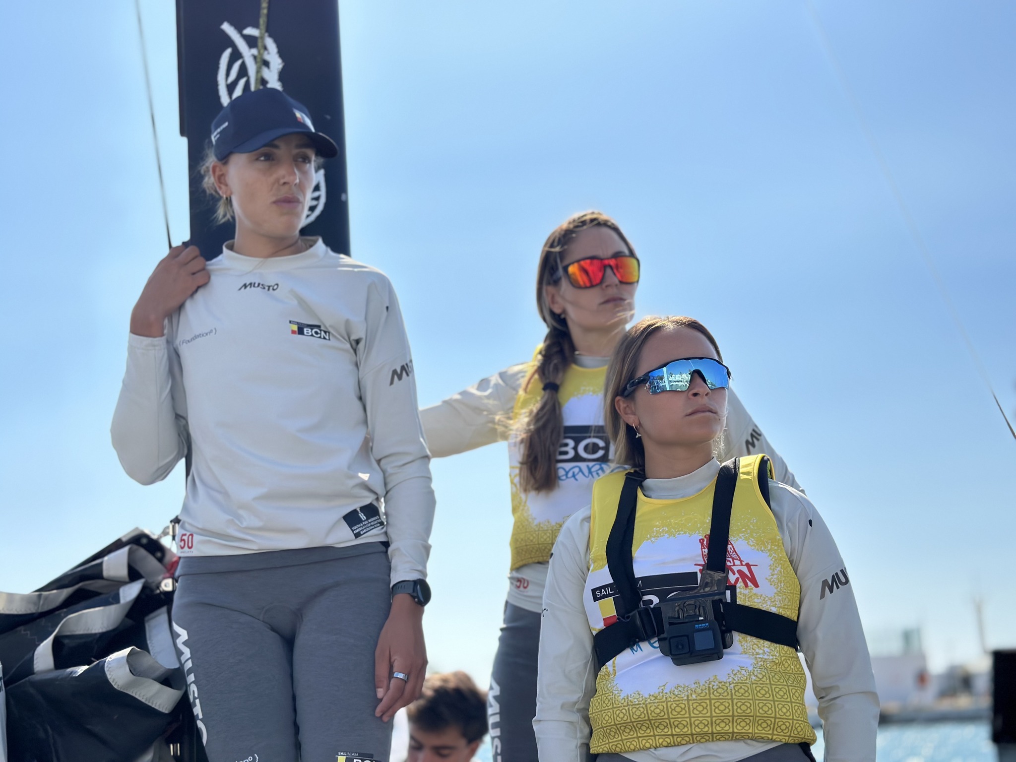 La regatista del Club Nàutic Sa Ràpita, Neus Ballester más cerca del Sail Team BCN