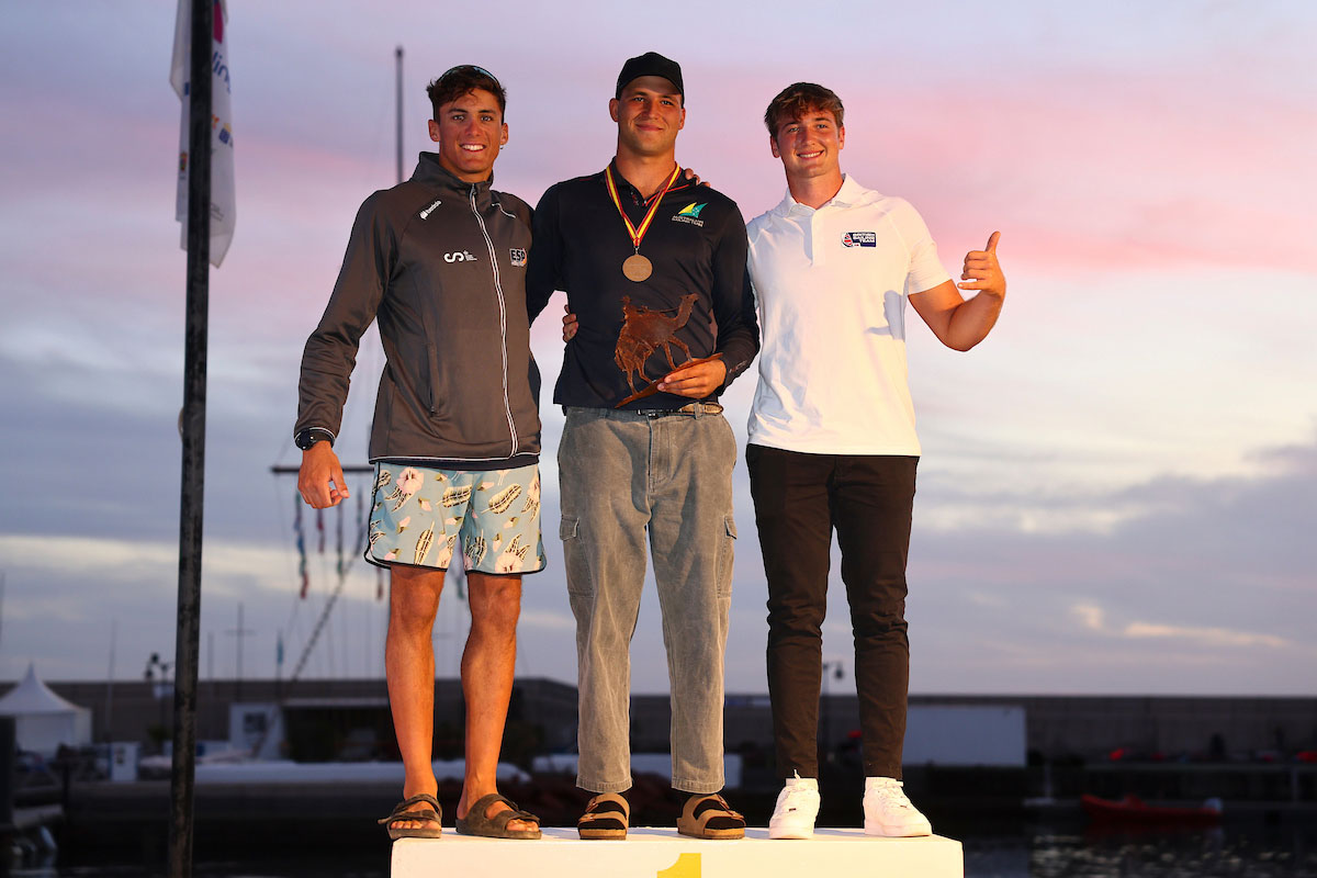 Nacho Baltasar subcampeón del mundo de IQFoil sub23