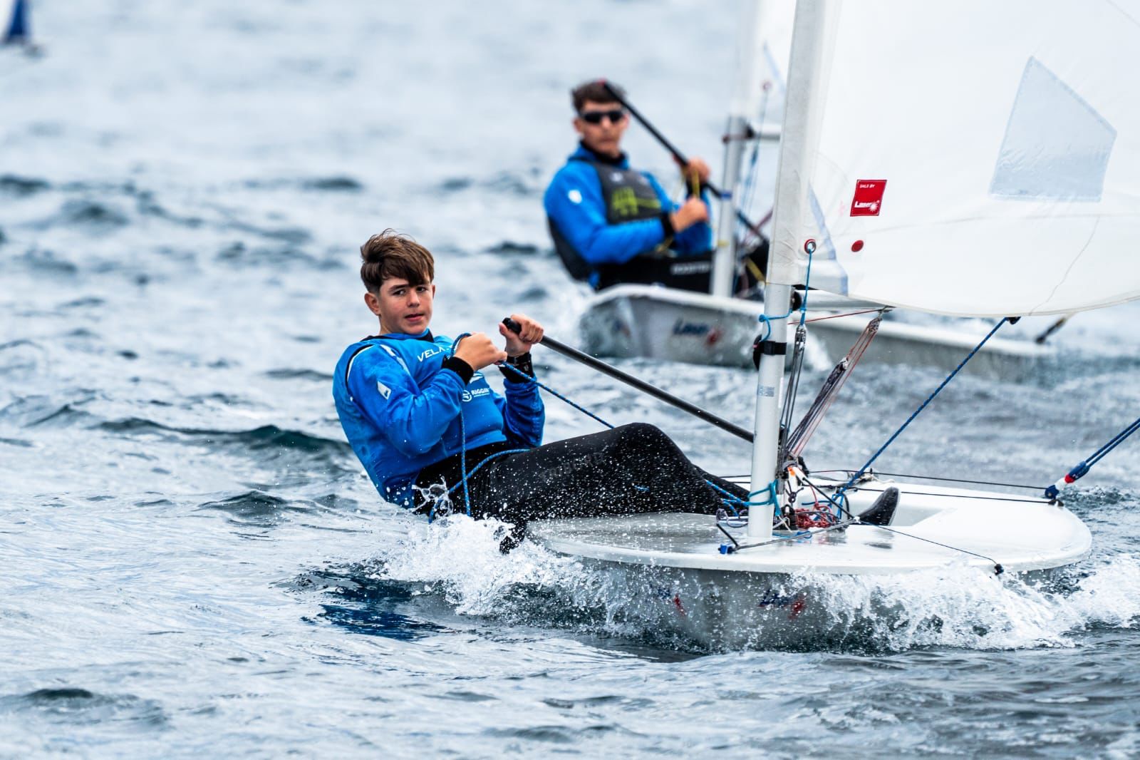 The sailor from Es Nàutic, Jaume Llorens, bronze medal in ILCA 6 in the Olympic Week of Alicante