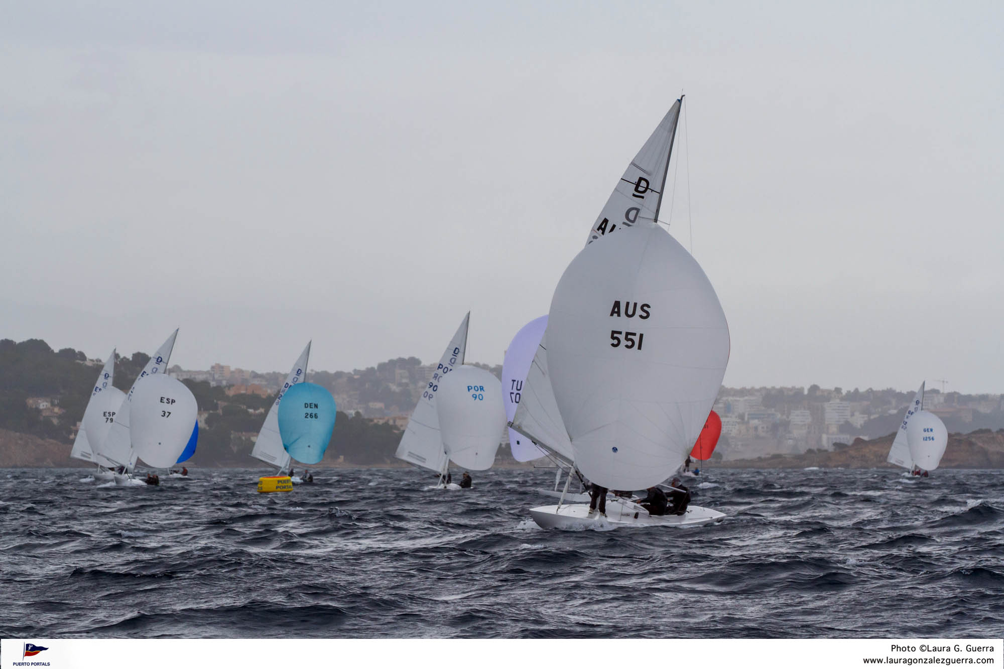 The Dragon class ready to face the VII Mediterranean Cup in Puerto Portals