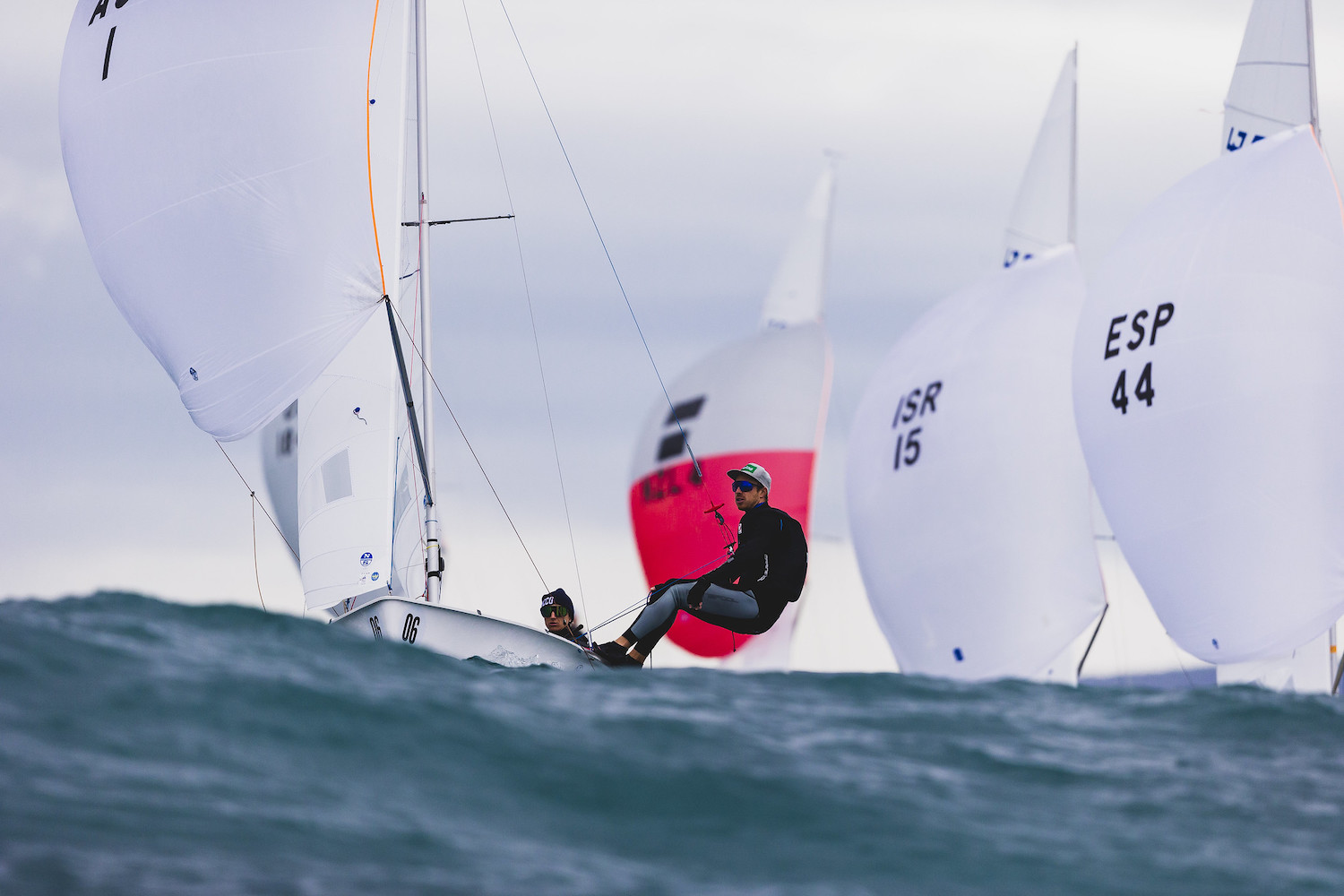 The aspiring olympics, ready for the 470 World Championships at the Club Nàutic s’Arenal