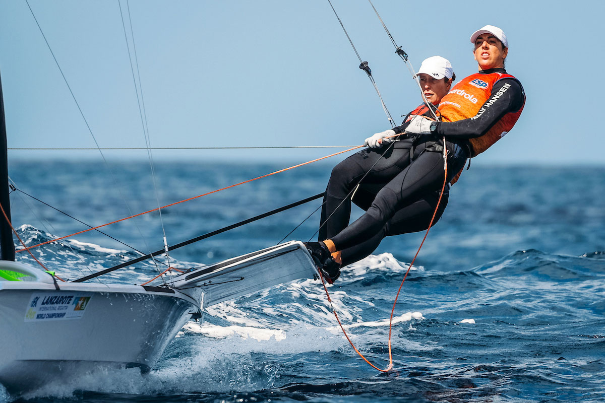 Paula Barceló and Támara Echegoyen finish in the TOP10 of the 49er FX Worlds