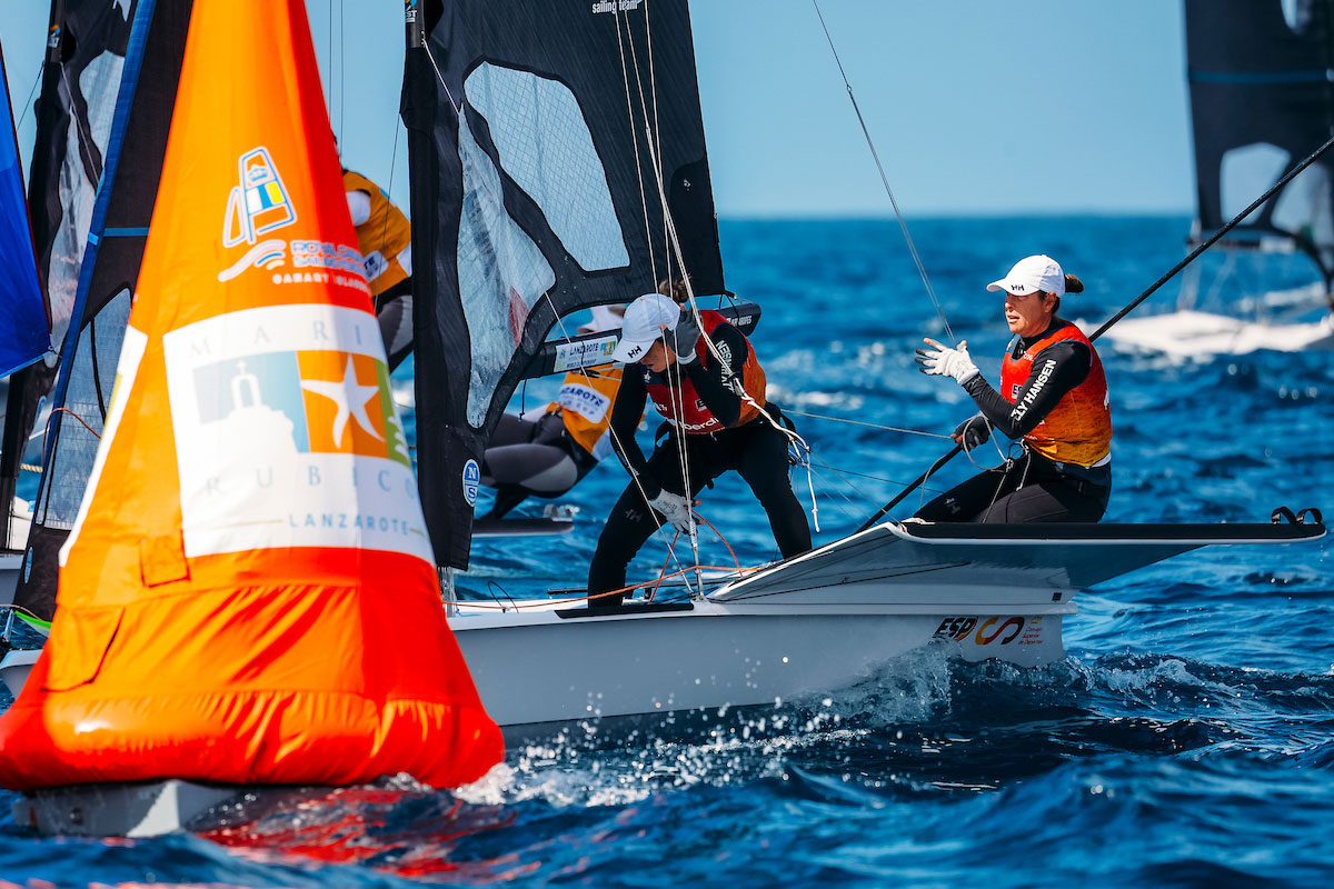 Barceló, del Club Nàutic s’Arenal, y Echegoyen terminan sextas la Lanzarote International Regatta