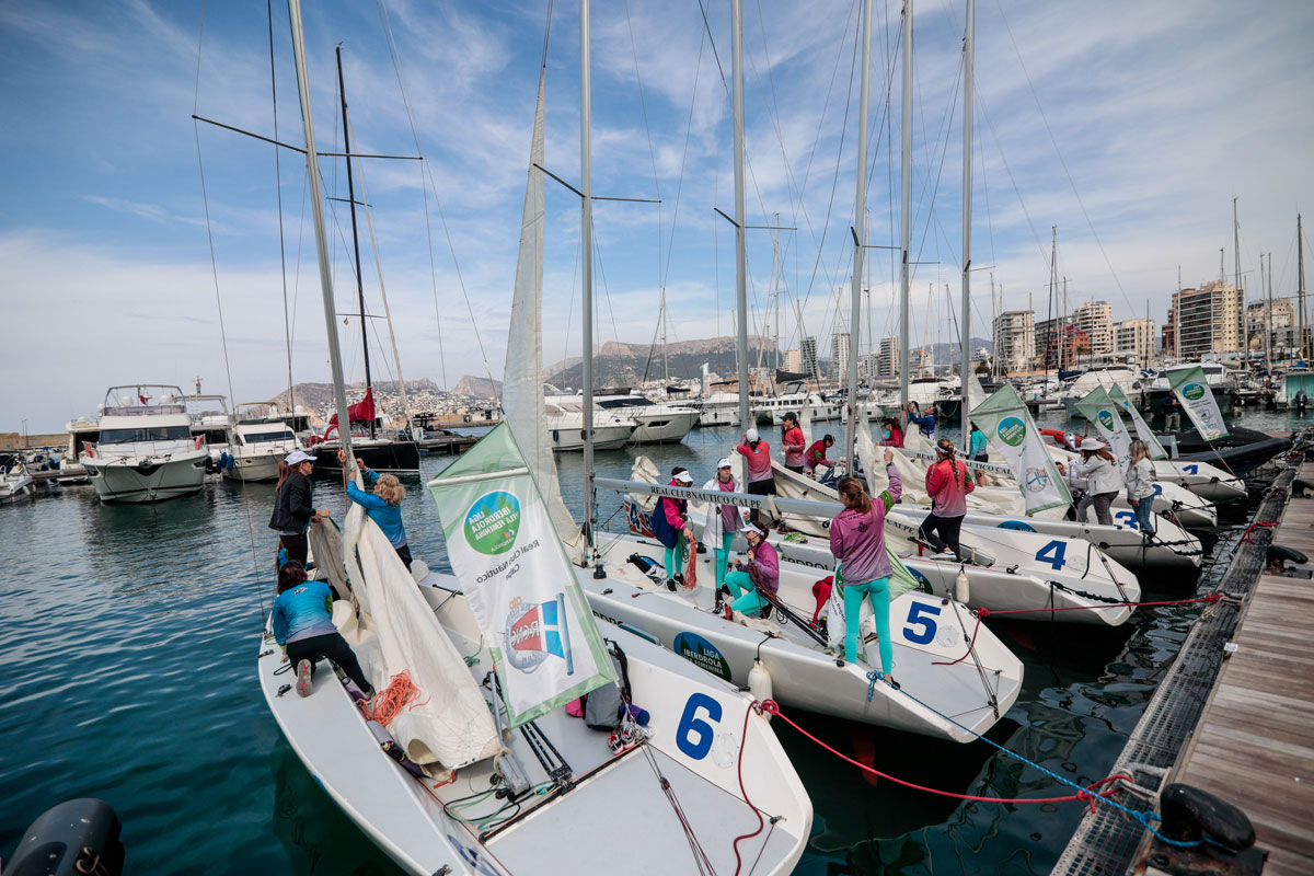 Las tripulaciones baleares defenderán el liderato de la Liga Iberdrola de Vela Femenina