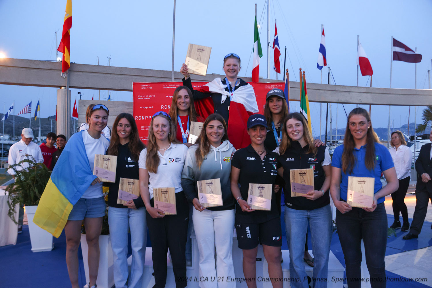 The CNSR sailor Marga Perelló, finishes in the TOP10 of the ILCA sub21 European Championship