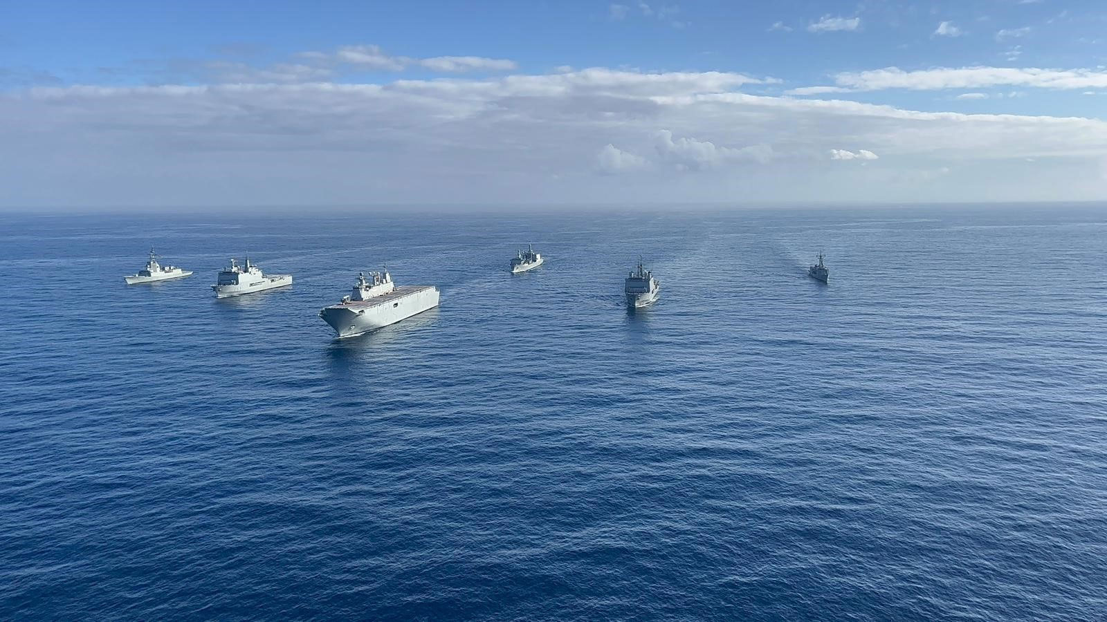 La Armada despliega el Grupo de Combate Expedicionario ‘Dédalo 24’ por el Mediterráneo