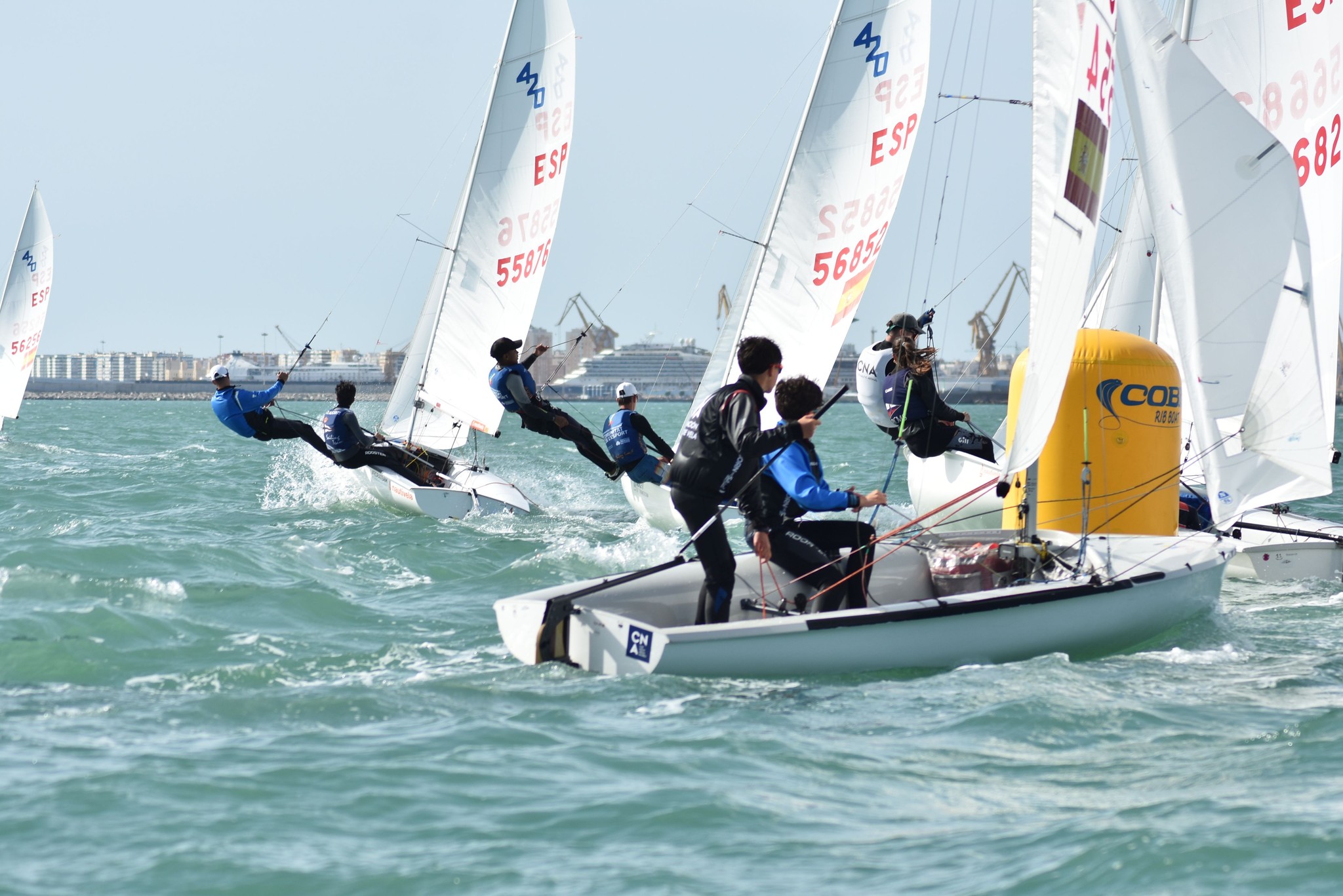 actualidad náutica, noticias náuticas, vela, regata, regatistas, bahía de Cádiz, Campeonato de Españ