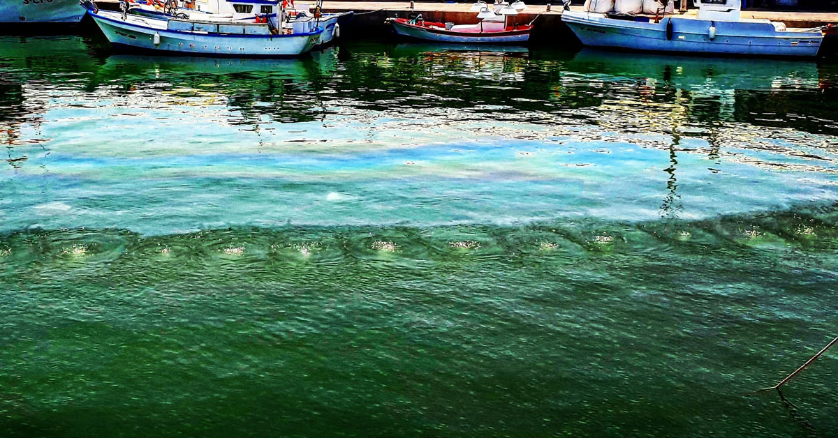 Una barrera de burbujas, la solución para evitar los vertidos al mar