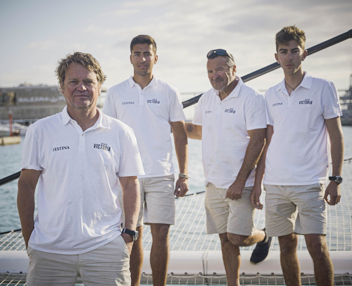 Alex Pella includes the round Menorca sailing race as part of his training for the Desafío Victoria