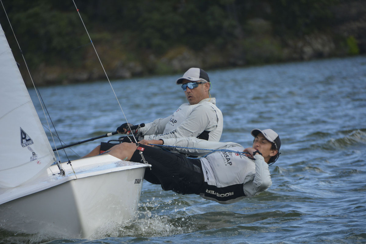 Los regatistas Víctor Pérez y Luca Rosa (CMSAP) se llevan el Trofeo San Isidro de Snipe 