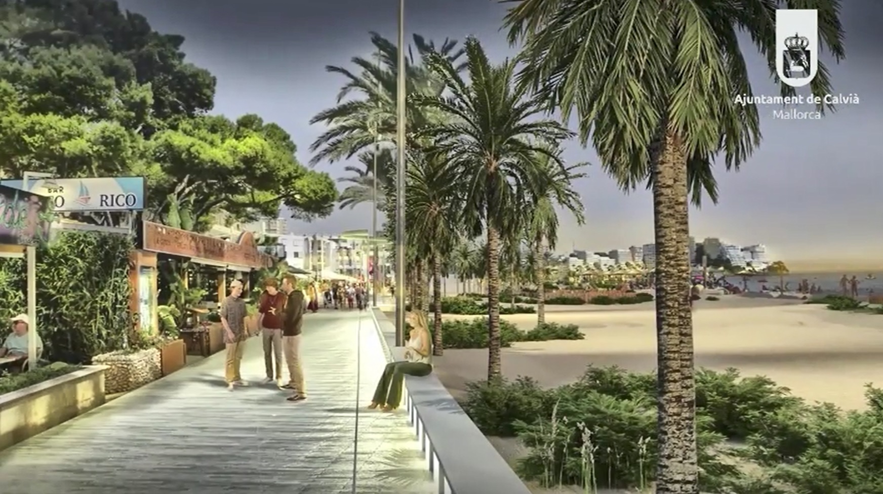 What the Magaluf promenade will look like after its refurbishment