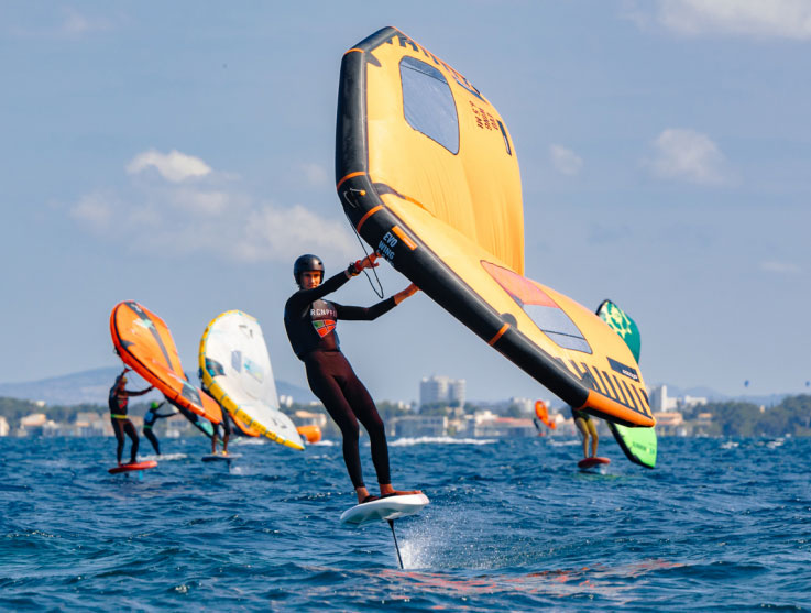 Ángel Candel, Absolute Champion of Balearic Wingfoil