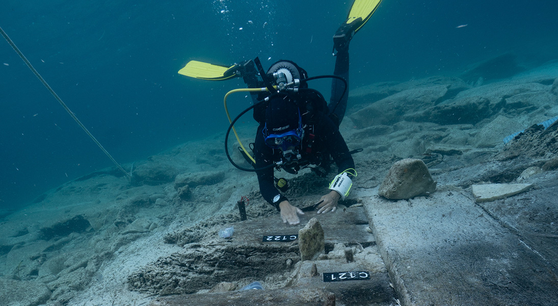 El primer Centro de Arqueología Subacuática de Baleares llega al puerto de La Savina