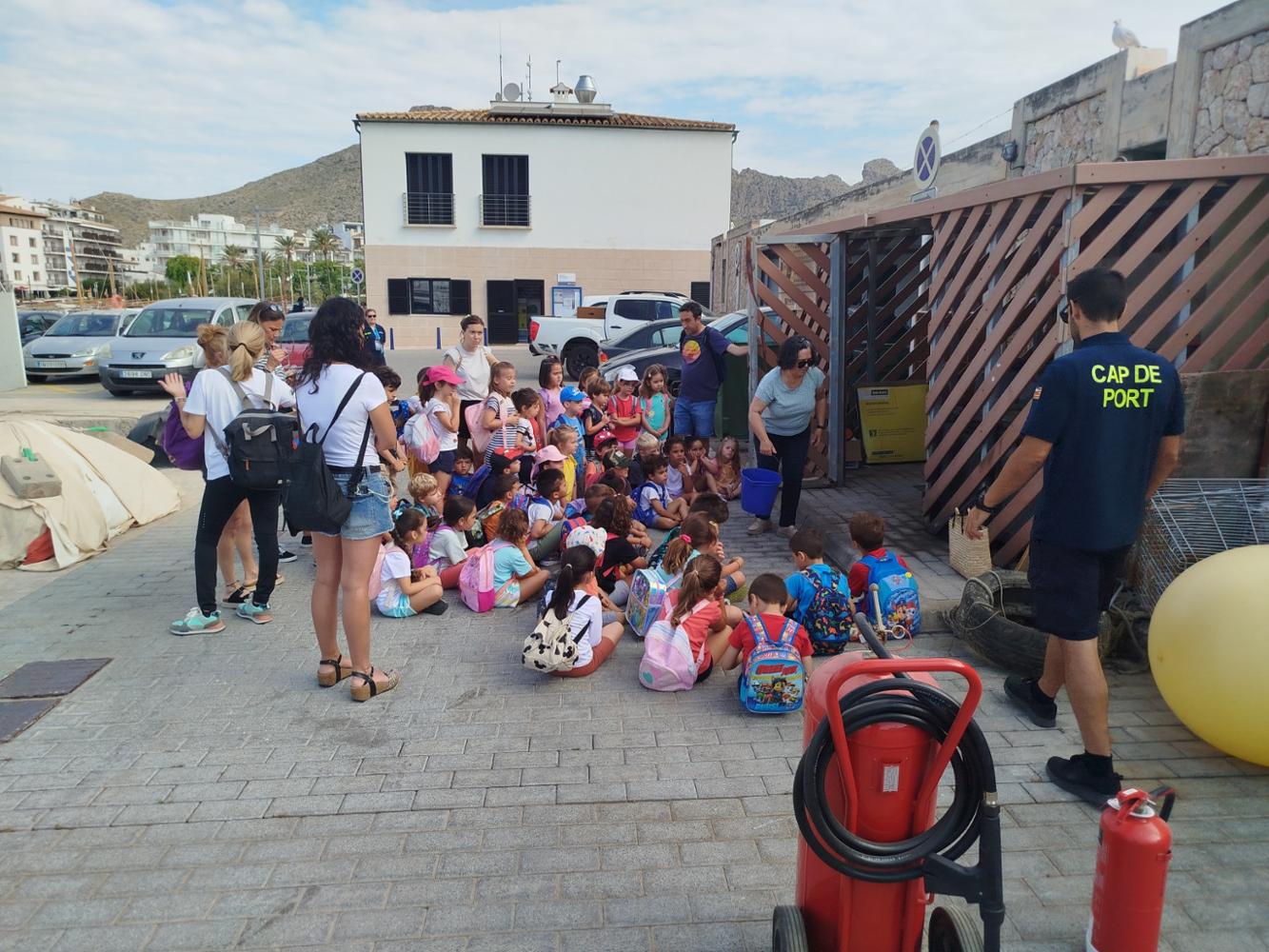 Los más pequeños aprenden del mar visitando los puertos gestionados por PortsIB