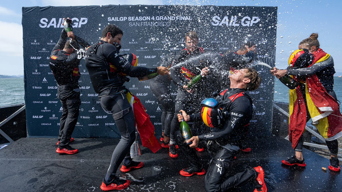 España hace historia: campeona de SailGP