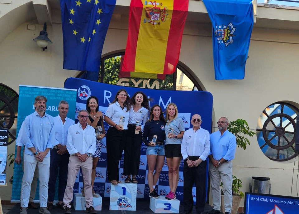 CM Mahón Sailors Sara Franceschi and Laia García, Spanish and European Champions in Snipe