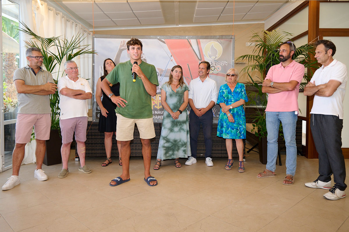 Nacho Baltasar Receives a Hero's Welcome at His Club After Participating in the Paris Games