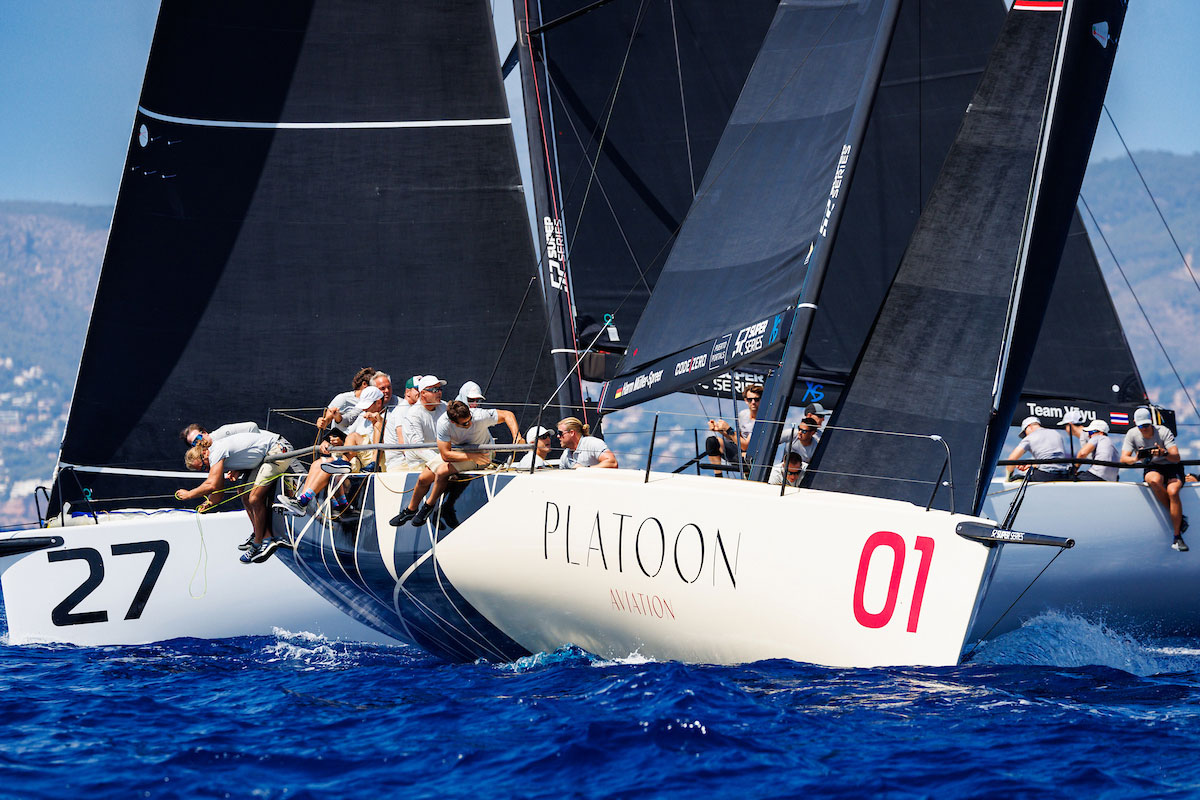 ‘Platoon Aviation’ Takes the Lead at the Puerto Portals 52 SUPER SERIES Sailing Week