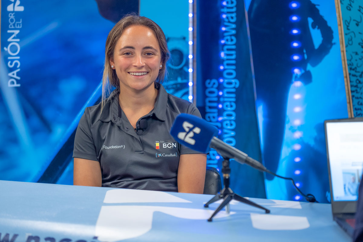 Neus Ballester, sailor from Club Nàutic Sa Ràpita: ‘I feel very comfortable flying’