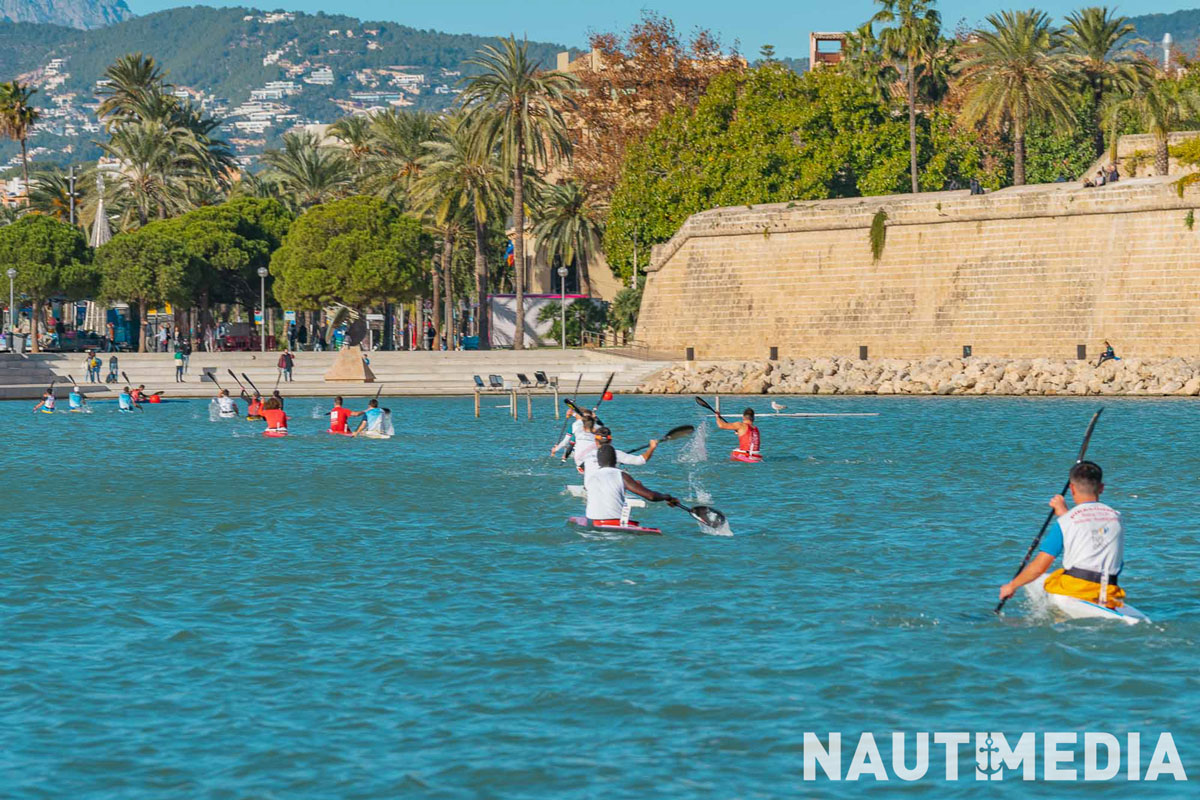 actualidad náutica, noticias náuticas, piragüismo, trofeo ciutat de palma, piragüistas, parc de la m