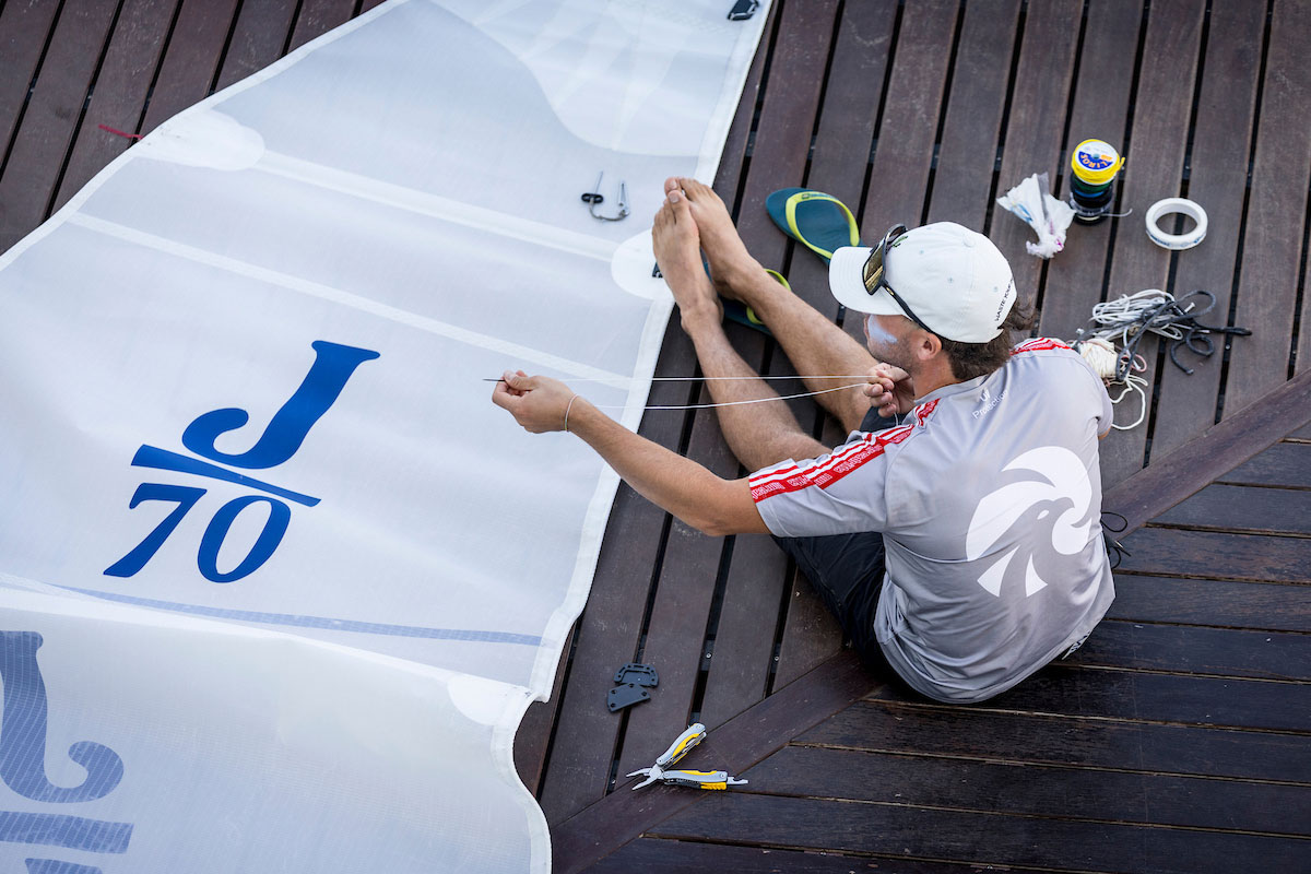 La flota de la clase J/70 ya está lista para afrontar el Mundial en la bahía de Palma