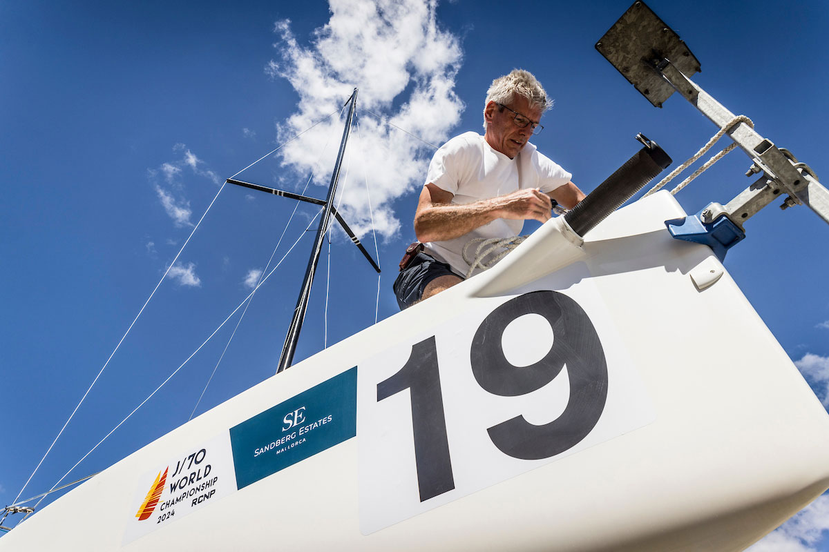 La flota de la clase J/70 ya está lista para afrontar el Mundial en la bahía de Palma